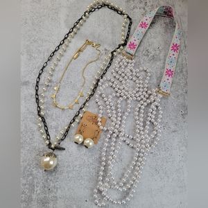 Pearl Statement Jewelry Lot